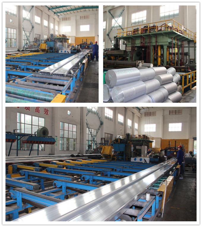 6063 - T5 پوشش های آلومینیوم اکسترود شده صنعتی با پایان میل، پوشش پودری