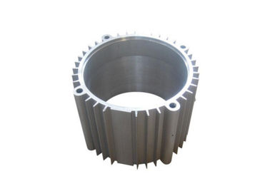 Customized Industrial Aluminium Profile / Aluminum Extrusion Motor Shell with Sand Blasting