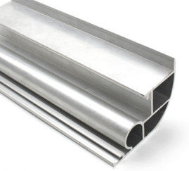 Silvery Anodized  6061 Aluminum Profile Aluminum Extrusion Profile With Drilling / Cutting