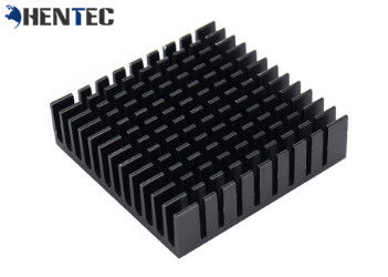 6063 Black Anodized Aluminum Heat Sink Extrusion Profiles With CNC Machining
