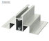 Anodized Extruded Aluminum Profiles / Double Layer Tempered Glass Aluminum Structural Framing