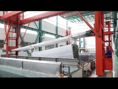 پودر رنگ آمیزی / آنودیزه شده لوله های فن اگزوز لوله خنک کننده صنعتی