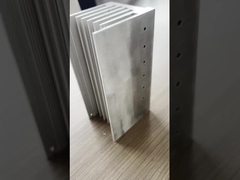 پروفایل های اکستروژن هیت سینک 6060 آلومینیومی سیاه آنودیزه شده T66