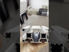 T6 سیستم پروفایل آلومینیوم 40X40 سوراخ آنودیزه فرش خم کردن برش