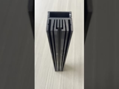 پودر نقره ای رنگ آمیزی لوله فن صنعتی / پروفایل اکستروزن آلومینیوم برای لوله خنک کننده