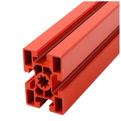 CNC Drilling V Slots Customized Color Aluminum Profile System with 6000mm Length and 40*40, 80*80, 100*100 Specifications