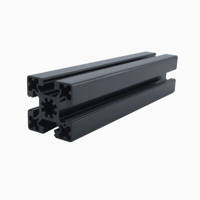 6063 6061 Alloy Black Anodized Customized CNC Machining Industrial Aluminium Profile for Aluminum Assembly Line