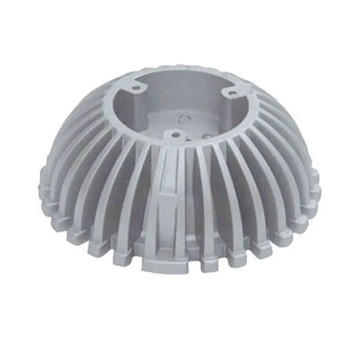Customized Dimensions CNC Machining LED Flood Light Shell with Polished Surface Aluminum Casting Heatsink