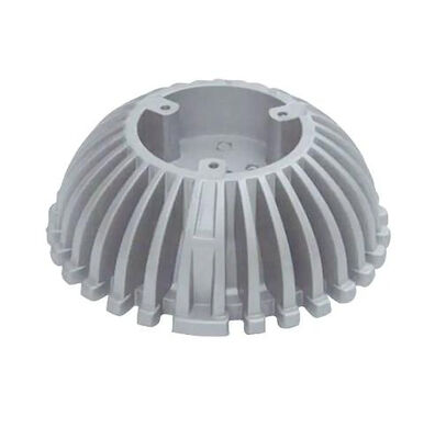 Customized Dimensions Round LED Lighting Housing Aluminum Casting Shell with CNC Machining and Polished Surface