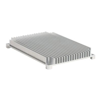 Silvery Anodized Anti Scratch Aluminum Industrial Embedded Computing Enclosure with CNC Machining
