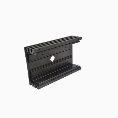 Silvery Sandblast Anodized /Polished High Power Semiconductor Electronicsaluminum Extrusion Profiles for Connector Box / Shell