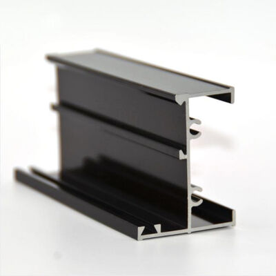 Blushing Sandblasting Anodized LED Lighting Display Aluminum Extruded Profile