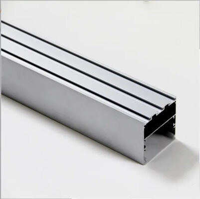 Aluminium Ambient LED Light Channel Frame Extrusion Profile for Closet Ceiling
