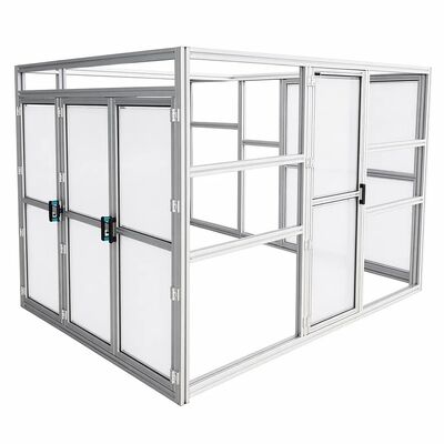 Custom T-Slot Aluminum Profile Structures: Industrial Workbenches, Storage Racking, Modular Platforms & Partition Rooms