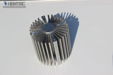 High Power LED Aluminum Heatsink Extrusion Profiles Different Surface Treatment
