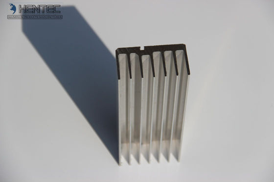 Round High Power Aluminum Heatsink Extrusion Profiles Sliver Matt Finishing