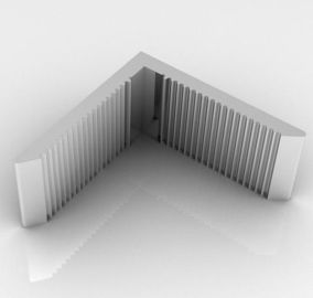 خم شدن / برش Aluminum Extrusion Corner 6061 - T6 For Industry