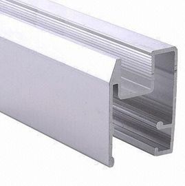 PVDF سیاه و سفید آلومینیوم پنجره اکستروژن پروفیل، آلومینیوم حمام پنجره کشویی