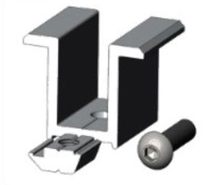 سیستم تعلیق سقف خورشیدی Mid Clamp