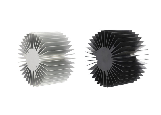 ISO9001 آلومینیوم Heatsink Extrusion Profiles پولیش برای انتشار سریع گرما
