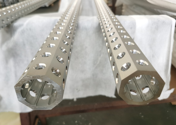 ماشینکاری CNC سفارشی پروفایل های آلومینیوم صنعتی برای قطب بازوی ربات / بازوی مکانیکی / تجهیزات اتوماسیون