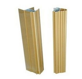 پروفیل های آلومینیومی اکسترود شده برای 10/40 mm Anodized 6063-t5 برای درب های کشویی Light / Dark Titanium