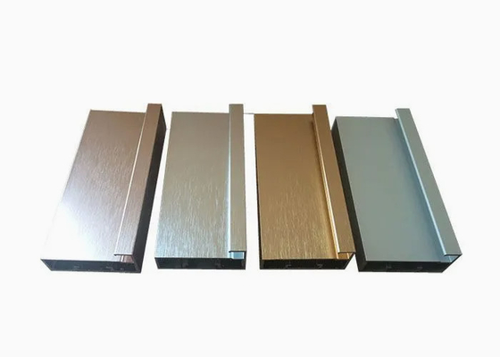 پروفایل برش شده و رنگ آنیز شده آلومینیوم صنعتی با ماشینکاری CNC