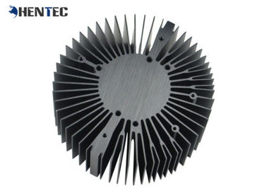 6063 - مشخصات اکستروژن هیدرولیک T5 خنک کننده / رادیاتور / آلومینیوم سیاه آنودایز شده