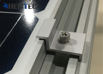 سیستم های نصب و راه اندازی سقف خورشیدی آلومینیومی Pv End Clamp Dimensions Customized