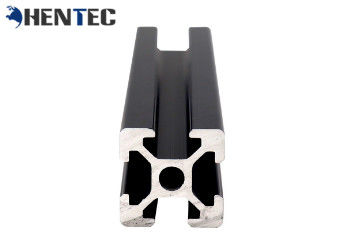T - Slot مشخصات آلومینیوم صنعتی Extrusion Black Anodised Suface Treatment