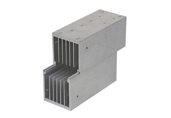 هیت سینک آلومینیوم اکسترود شده آلیاژ خاکستری آنودایز 6063