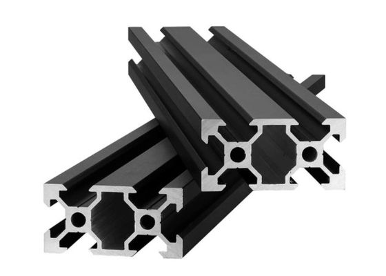 اکستروژن آلومینیوم سفارشی Slotted T4 V / T Slotted برای صنعت