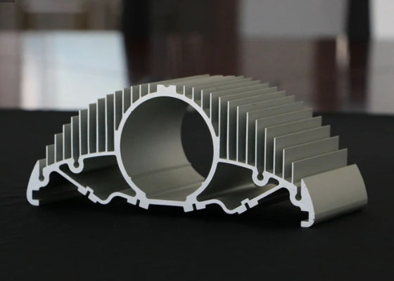 اکستروژن هیت سینک آلومینیومی ماشینکاری CNC با هوا خنک کننده بزرگ