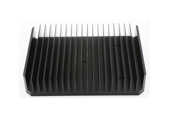 پروفیل های اکستروژن هیت سینک آلومینیومی آنودایز 6060 مشکی T66